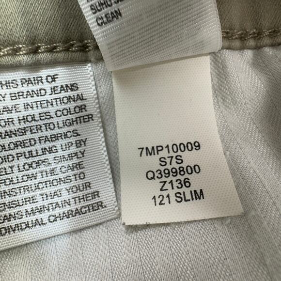 Lucky Brand Beige 121 Heritage Slim Chino Pants Mens 36x30 Mid Rise Classic Fit - Picture 8 of 15